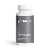 partiQlar Resveratrol 500mg Capsules front view