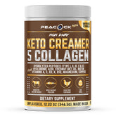 Peacock Max Collagen Coffee Creamer Powder front view 346g