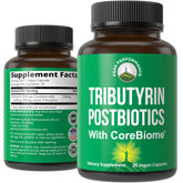 Peak Performance CoreBiome Tributyrin Postbiotic Capsules front view