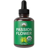 Peak Performance Organic Passion Flower Liquid Drops 132g front view
