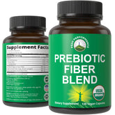 Peak Performance Organic Prebiotic Fiber capsules front view