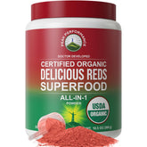 Peak Performance Organic Red Superfood Powder 381g front view