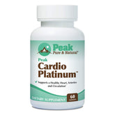 Peak Pure & Natural Cardio Platinum supplement front view