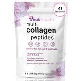 Peakhealth Collagen Peptides Powder 454g front view