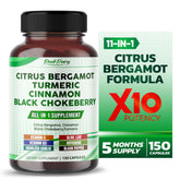 PEAKPURY Citrus Bergamot Capsules bottle front view