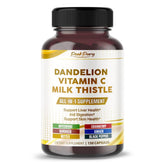PEAKPURY Dandelion Supplement 150 capsules bottle front view
