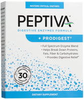 Peptiva Multi-Enzymes 41g front view with packaging
