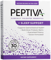 Peptiva Probiotic Supplement 30 Capsules front view