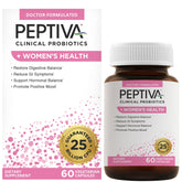Peptiva Probiotics + Women’s Health 60 capsules front view