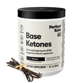 Perfect Keto Exogenous Ketones Vanilla 191g front view