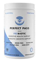 PERFECT PASS Prebiotic Powder 210g front view packaging
