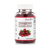 Pharmvista Cranberry Gummies 400mg front view with packaging