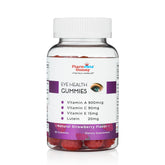 Pharmvista Eye Health Gummies front view with packaging