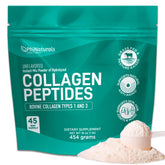 PhiNaturals Collagen Peptides Powder 470g front view