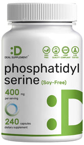Phosphatidylserine Capsules 400mg front view