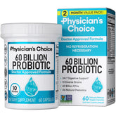 Physician's CHOICE Probiotic Max Strength 60ct Capsules front view