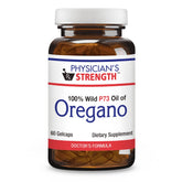 Physician's Strength Oregano Oil P73 60 gelcaps front view