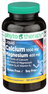 Phyto-Therapy Liquid Calcium with Magnesium 400mg front view