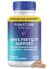 Pink Stork Blue Stork Men's Fertility Support Capsules front view