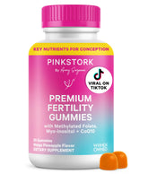 Pink Stork Premium Fertility Gummies 227g front view