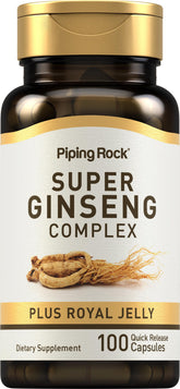 Piping Rock Ginseng Complex with Royal Jelly front view of packaging