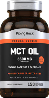 Piping Rock MCT Oil Softgels 314g front view