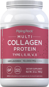 Piping Rock Multi Collagen Protein Powder 907g front view