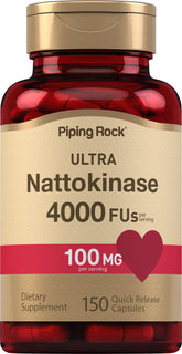 Piping Rock Multi-Enzymes Nattokinase 100mg capsule bottle front view