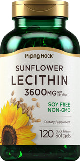 Piping Rock Sunflower Lecithin bottle front view