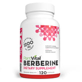 Plantvital Organic Berberine Supplement 1200mg front view