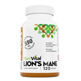 Plantvital Organic Lion’s Mane Mushroom Capsules front view