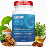 Platinum Health Essential Brain Health 60 Softgels front view