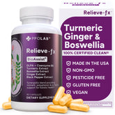PPO Lab Turmeric Supplement front view with packaging
