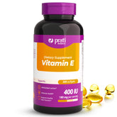 Prati Donaduzzi Vitamin E 400 IU softgel bottle front view
