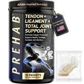 PREHAB Total Joint Support supplement front view with packaging