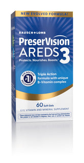 PreserVision AREDS3 Eye Vitamins front view packaging