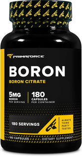 Primaforce Boron Citrate Capsules 180 count bottle front view