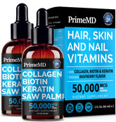 PrimeMD Liquid Collagen Peptides front view with dropper