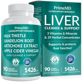 PrimeMD Milk Thistle Liver Support Supplement front view