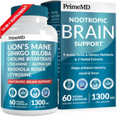 PrimeMD Nootropics Brain Supplement front view