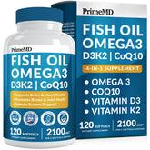 PrimeMD Omega-3 Fish Oil 2000mg softgel front view