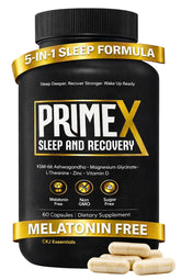 PrimeX Sleep and use Capsules front view with packaging
