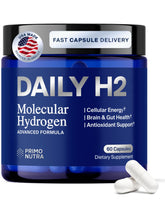 PRIMONUTRA DailyH2 Molecular Hydrogen Capsules 60 Count front view