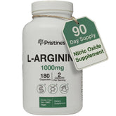 PRISTINE'S L-Arginine 1000mg capsules front view