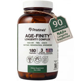 PRISTINE'S Resveratrol 7-IN-1 Longevity Formula 180 capsules front view