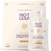 ProT Gold Liquid Collagen Protein Shot orange creme flavour pouch front view