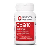 PROTOCOL FOR LIFE BALANCE CoQ10 200 mg capsules front view