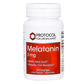 PROTOCOL FOR LIFE BALANCE Melatonin 3mg chewable lozenges front view