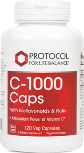 PROTOCOL FOR LIFE BALANCE Vitamin C 1000mg front view