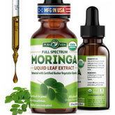 PURA VIDA MORINGA Moringa Extract Liquid bottle front view